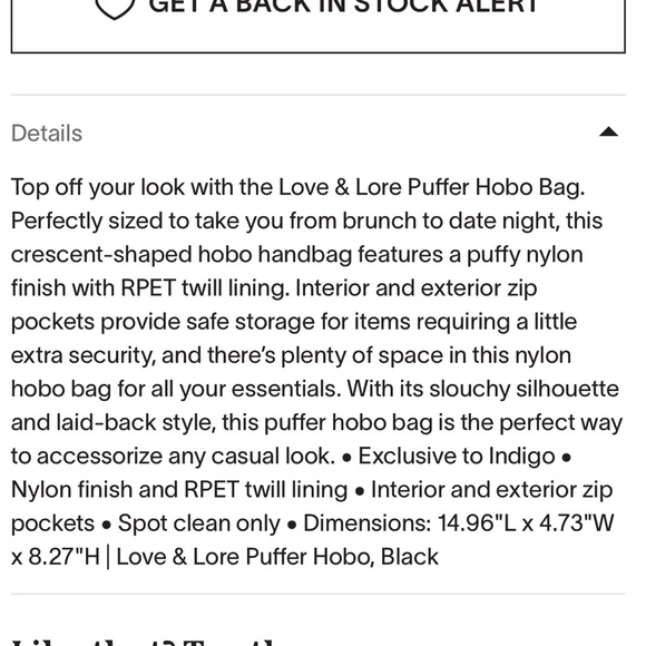 Puffer hobo bag - Picture 11 of 11